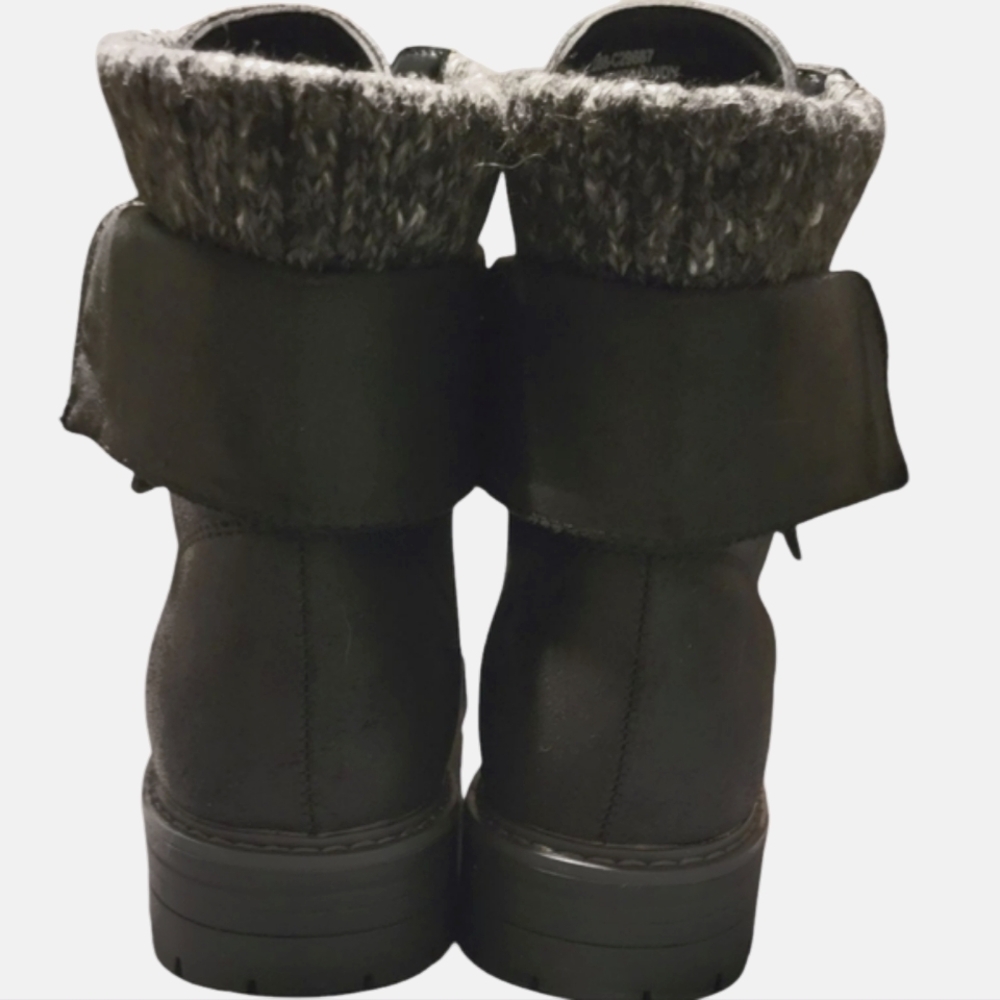 NIB Cliffs By White Mountain Stylish Black Ankle Boots - Picture 6 of 7
